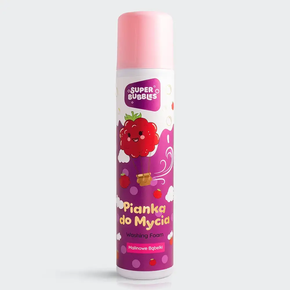 <b>Pianka do mycia</b> malinowe bąbelki